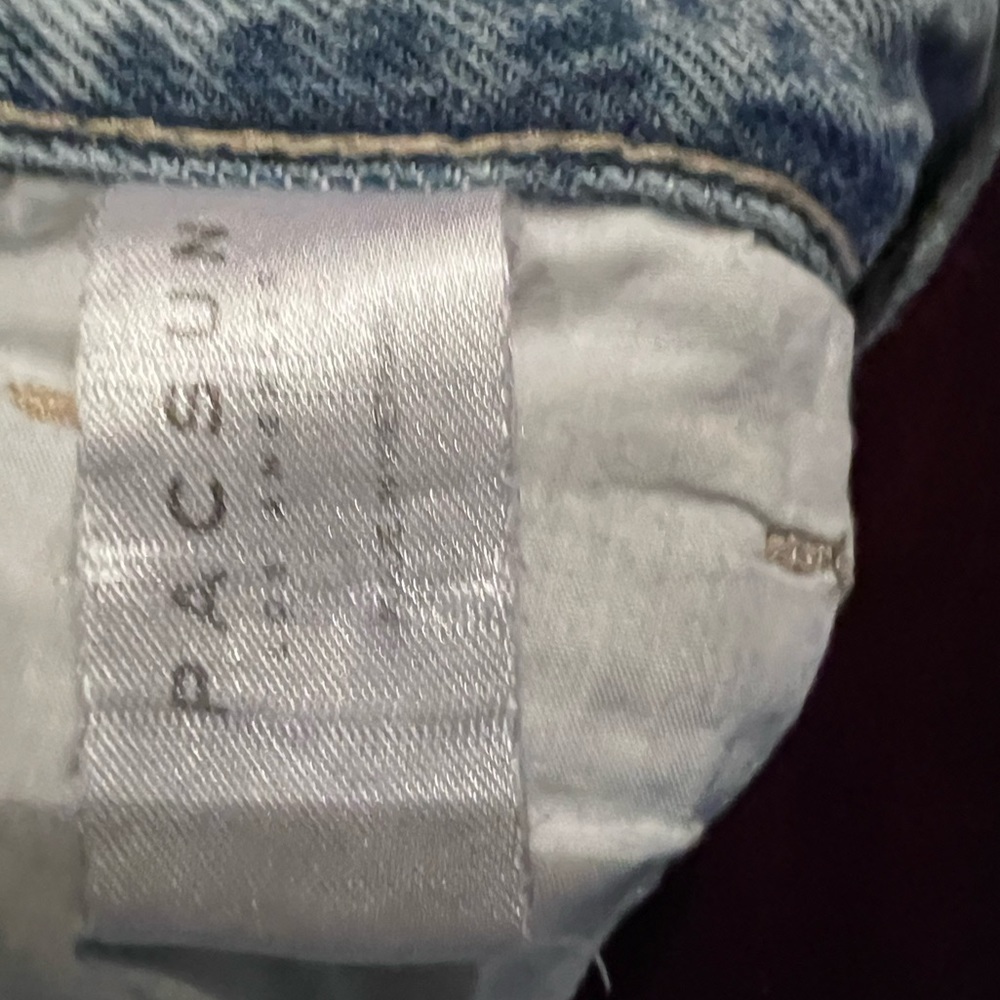 PACSUN Destruction lightwash jeans size 25 - Picture 3 of 10